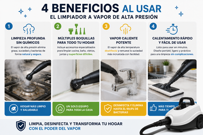 Maquina e Limpieza Vapor 2500w